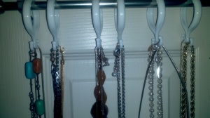 Great solution for necklace storage